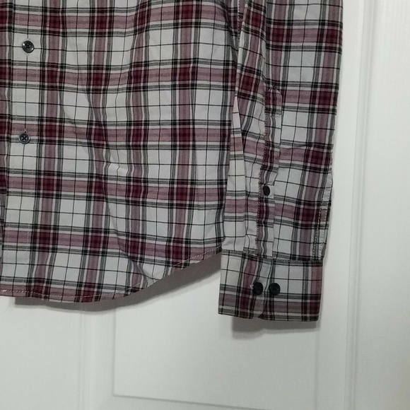 New Goodfellow Button Down Dress Shirt ~ M ~ Gray - Picture 3 of 4
